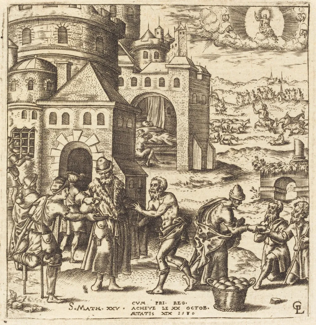 Teachings on the Coming of the Judgment, by Léonard Gaultier, ink, 1580