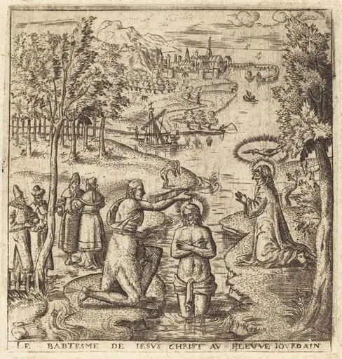 The Baptism of Christ, by Léonard Gaultier
