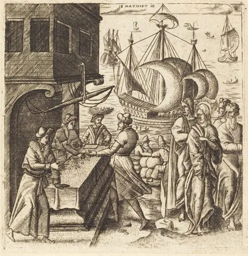 The Calling of Matthew, by Léonard Gaultier