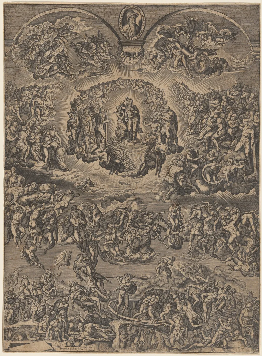 The Last Judgement, by Léonard Gaultier, ink, 1600
