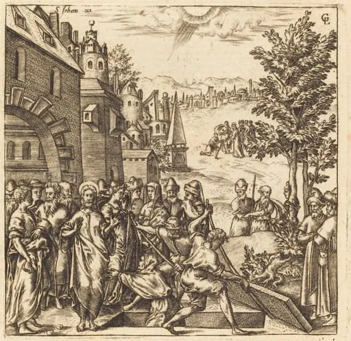The Raising of Lazarus, by Léonard Gaultier