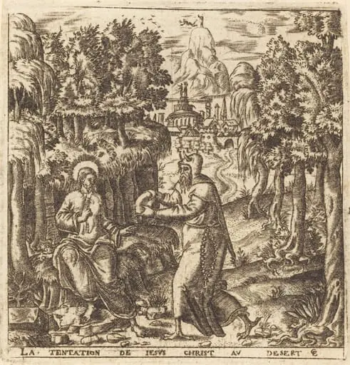 The Temptation of Christ, by Léonard Gaultier