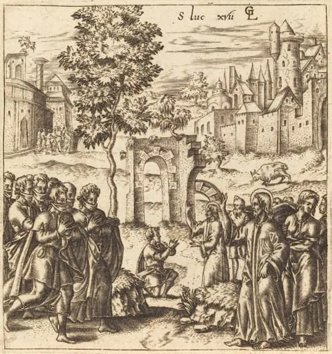 The Ten Lepers are Cleansed, by Léonard Gaultier