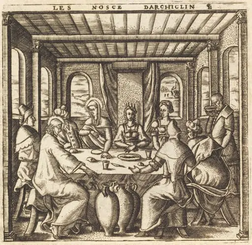 The Wedding at Cana (Christ Changes Water to Wine), by Léonard Gaultier