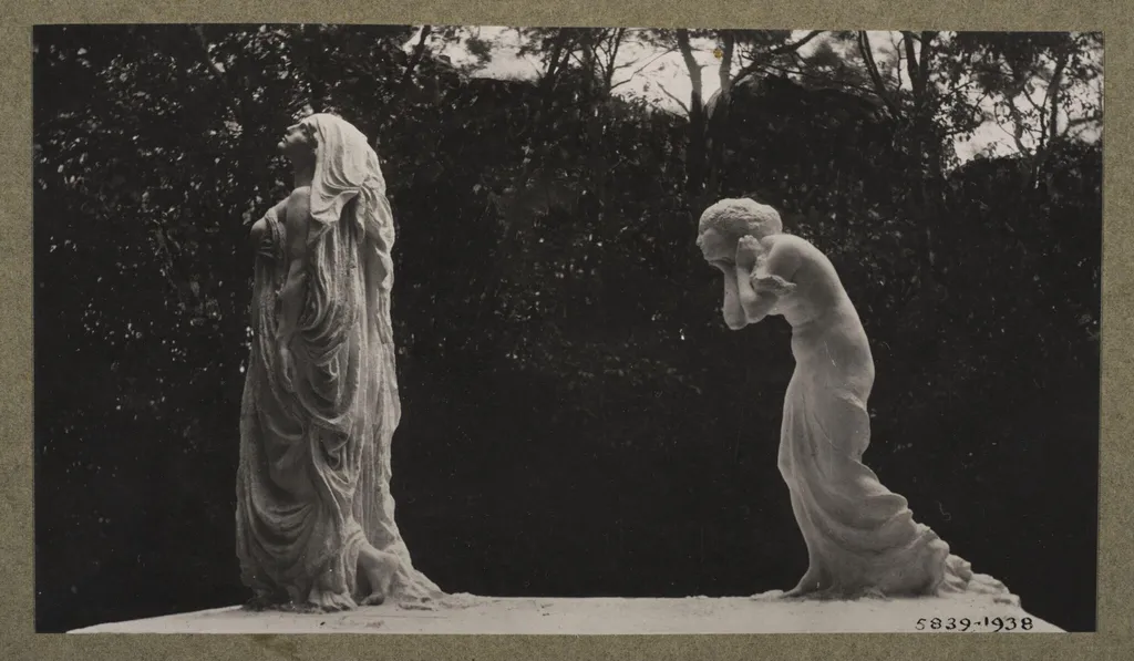 Death and Life, by Leonardo Bistolfi, photographic