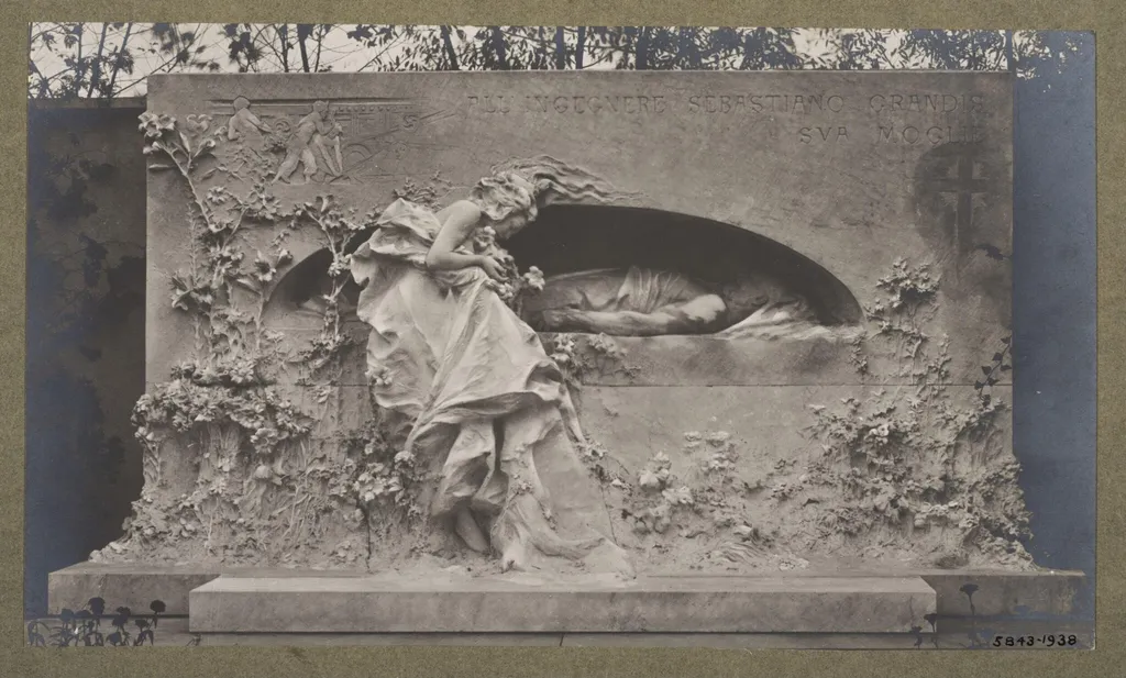 The Beauty of Death, by Leonardo Bistolfi, photographic