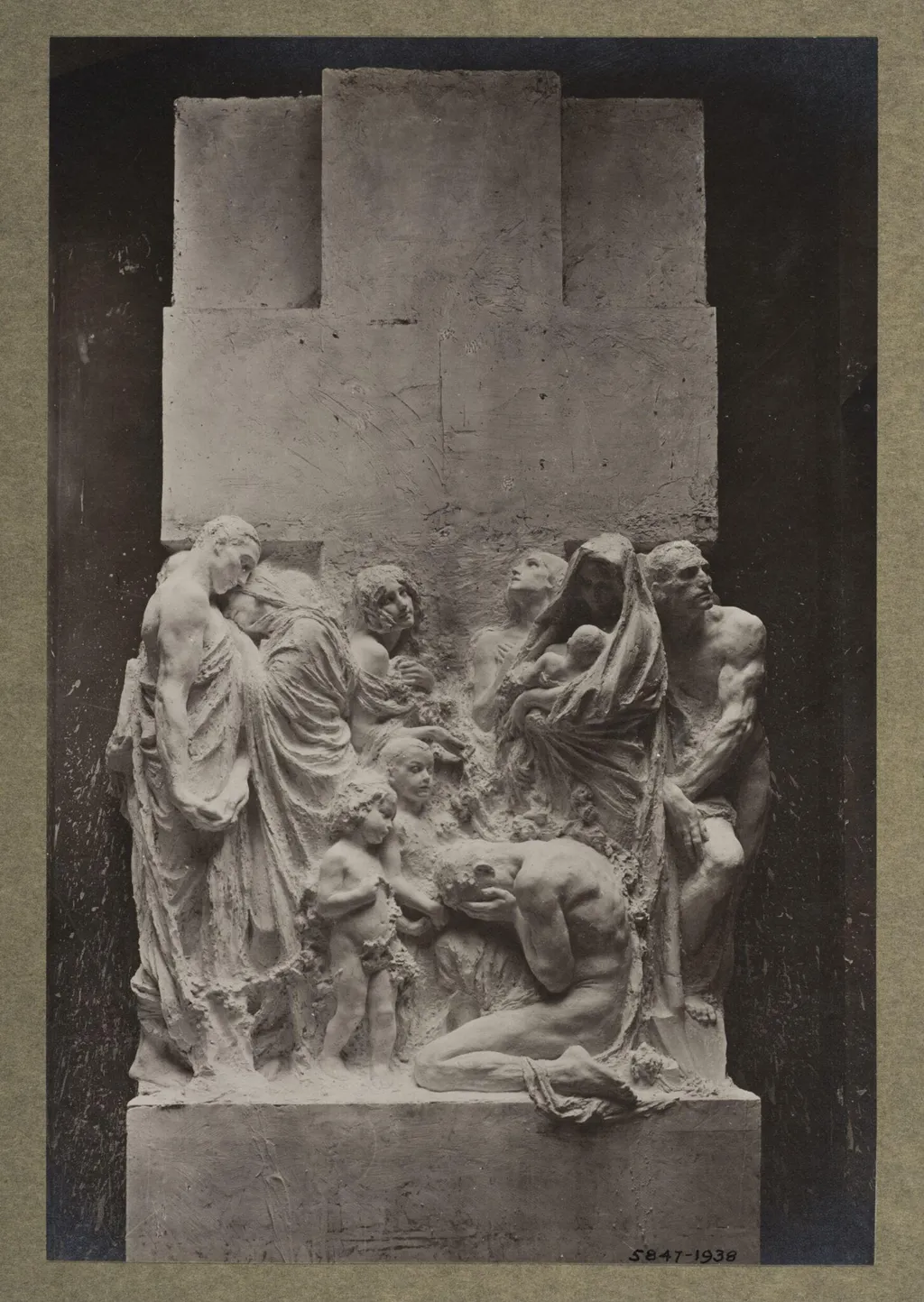 The Cross, by Leonardo Bistolfi, photographic