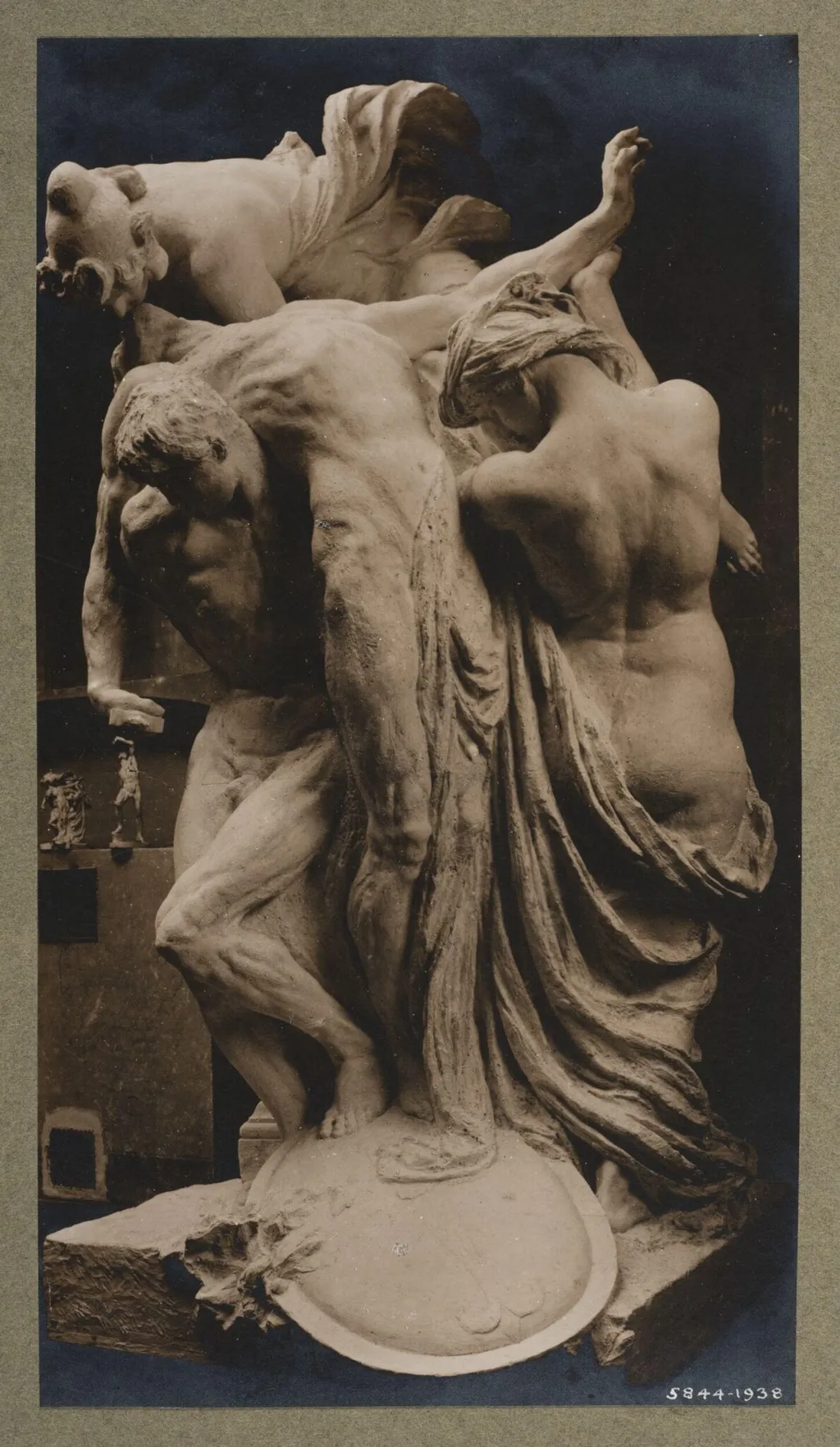 The Sacrifice, by Leonardo Bistolfi, photographic