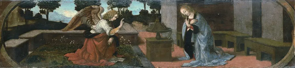 Annunciation, by Leonardo da Vinci