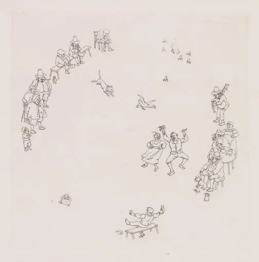 Revelers (Ribauds et Ribaudes), by Léonce Justin Alexandre Petit