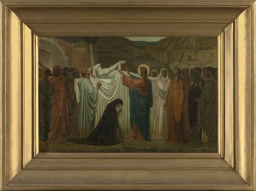 Opwekking van de jongeling te Naïn, by Léonce Legendre