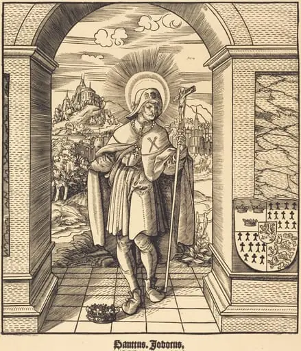 Saint Jodocus, by Leonhard Beck