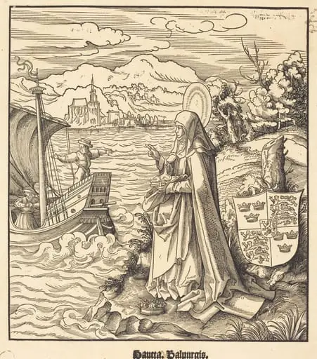 Saint Walpurgis, by Leonhard Beck