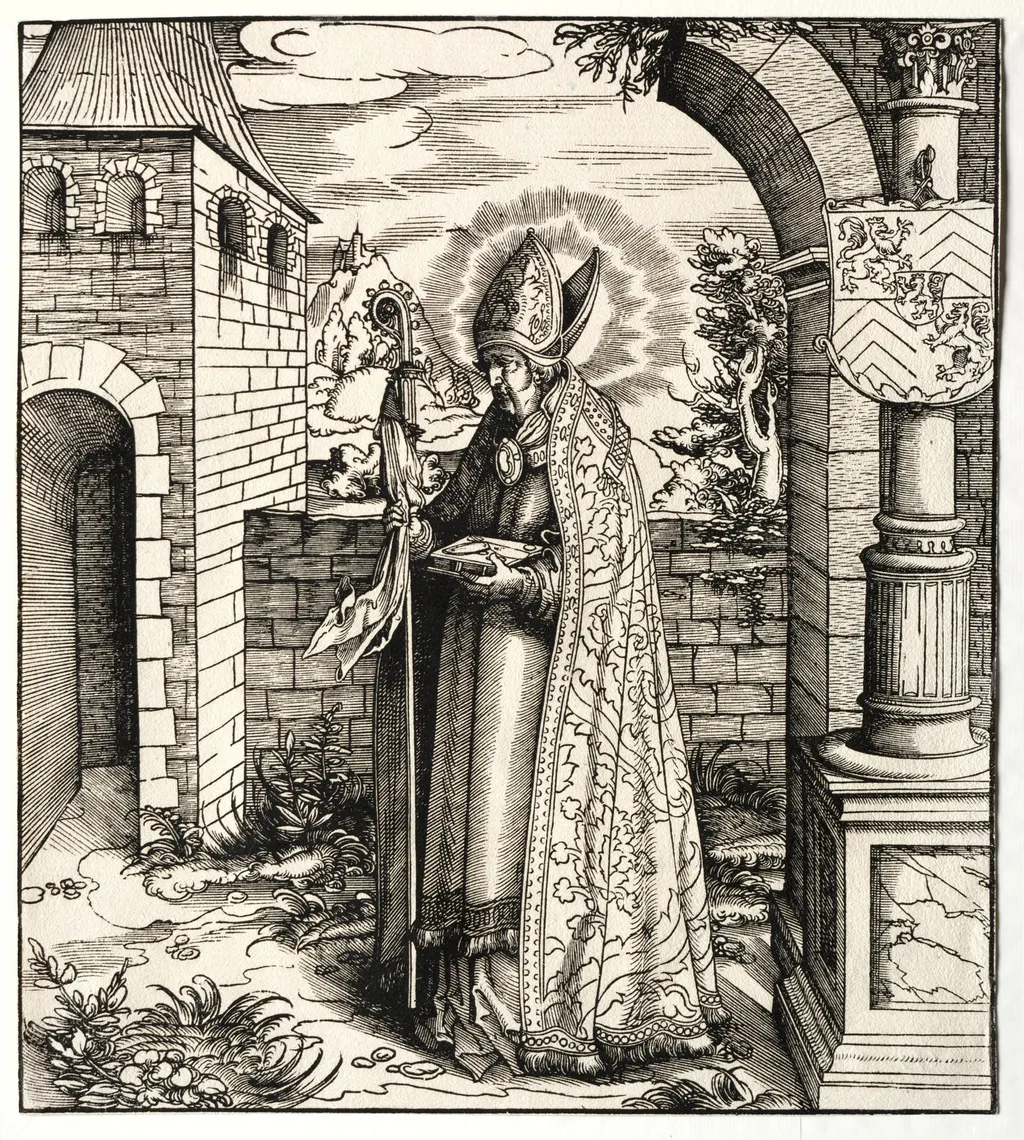 Saints Connected with the House of Hapsburg: A General Account of the Ancestry of Emperor Maximilian I, by Leonhard Beck, 1521