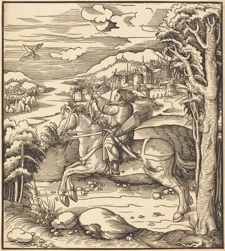 The Prince at the Bird-Catching, by Leonhard Beck