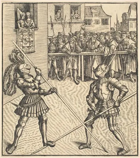 Tournament on the Occasion of the Festivity of the Marriage, by Leonhard Beck