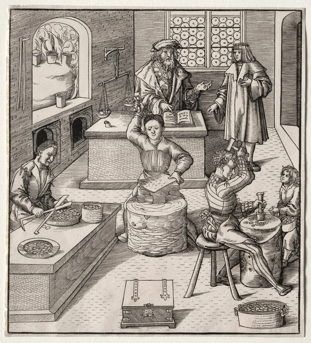 Young Maximilian in the Mint, by Leonhard Beck, 1521