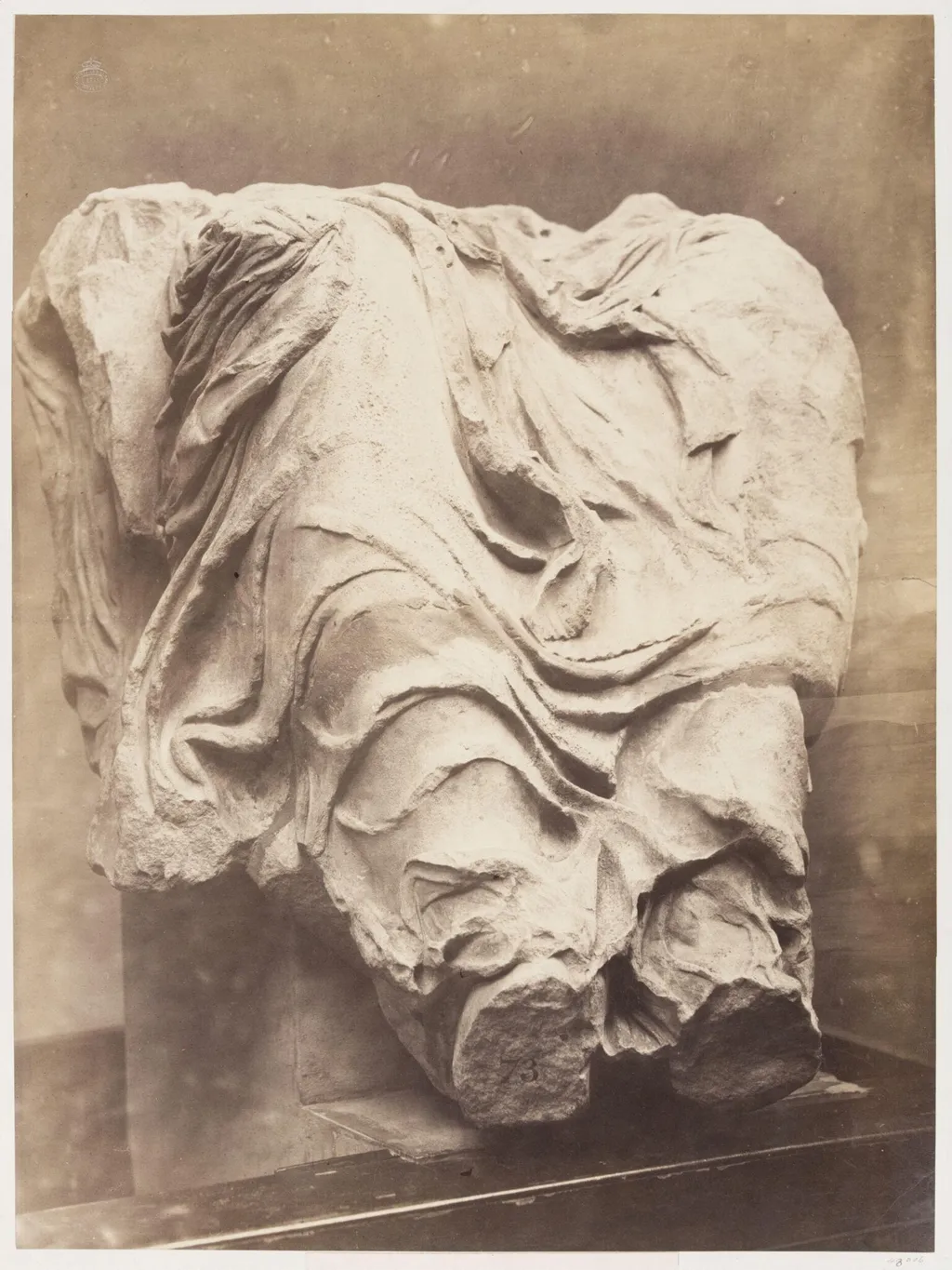 The Lap of Latona, by Leonida Caldesi, photographic, 1860