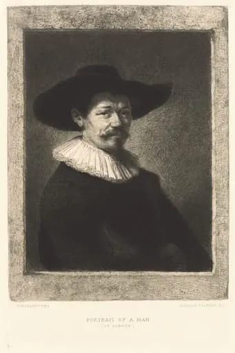 Portrait of a Man (Le Doreur), by Léopold Flameng
