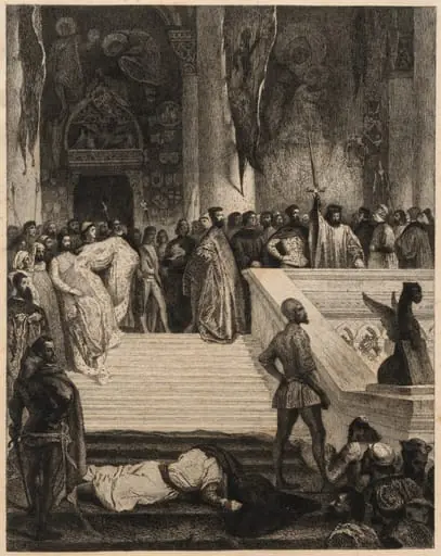 The Death of Doge Marino Faliero, by Léopold Flameng