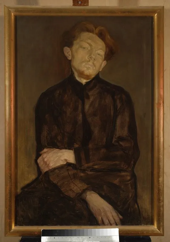 Portrait of Wacław Borowski, by Leopold Gottlieb, oil, 1910