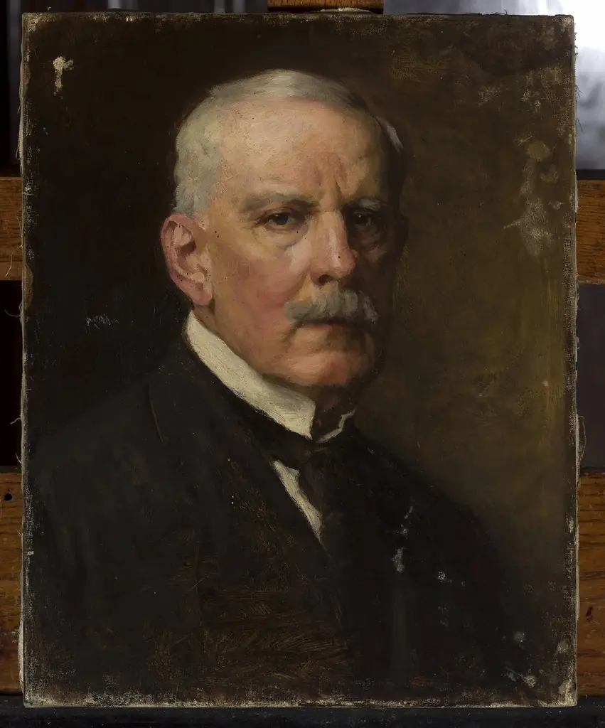Portrait of an old man, by Leopold Horovitz, 1911
