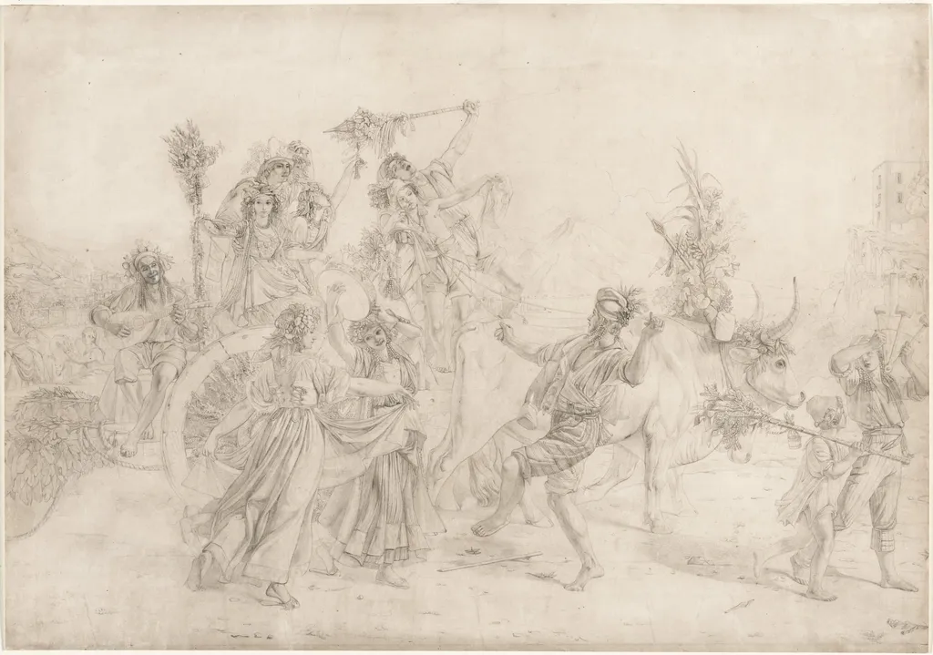 Pilgrims Returning from the Feast Day of the Madonna dell'Arco, by Léopold Robert, 1827