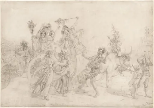 Pilgrims Returning from the Feast Day of the Madonna dell'Arco, by Léopold Robert
