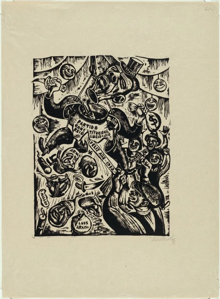 Untitled, by Leopoldo Méndez, 1935
