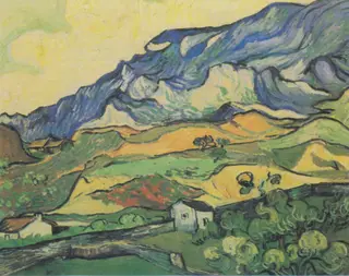 "Les Alpilles", mountain-landscape at Saint-Rémy