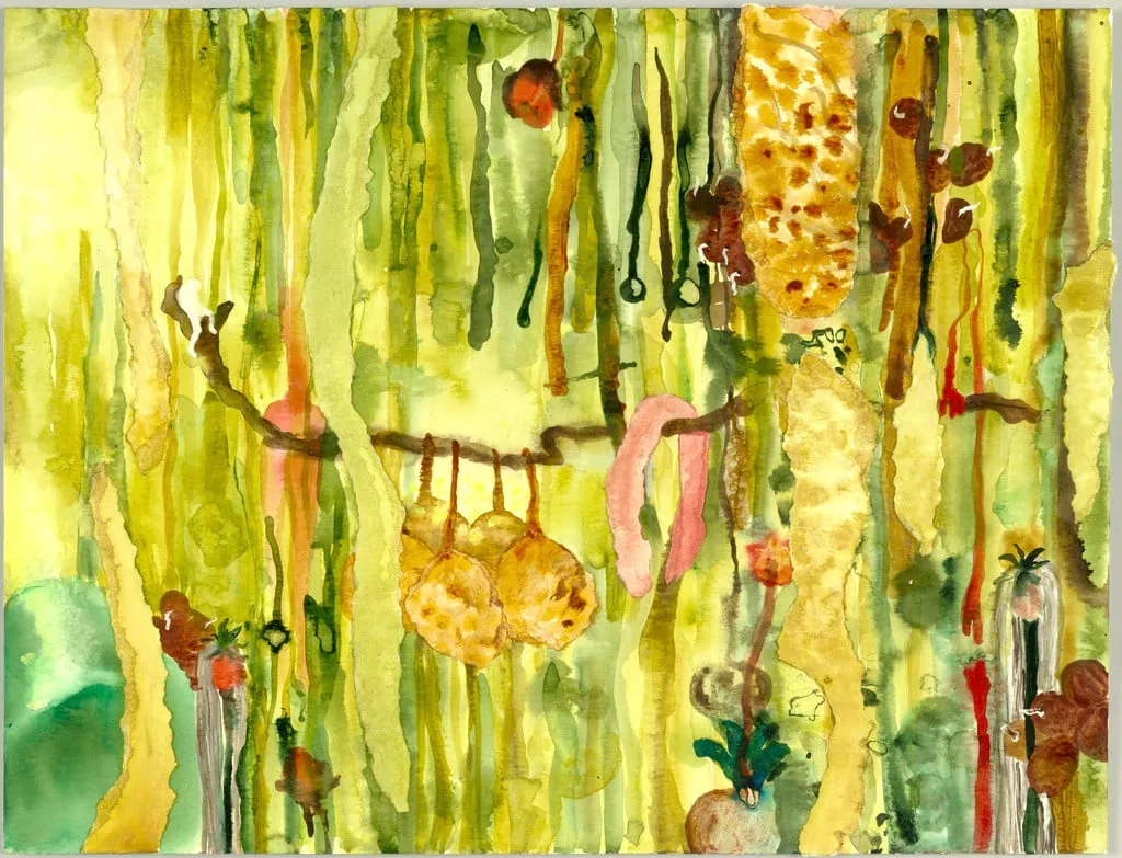 Untitled, by Lesley Vance, ink, 2003