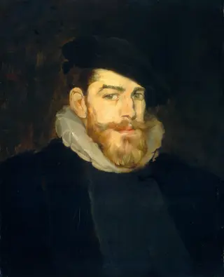 Leslie Pease Barnum, by Frank Duveneck