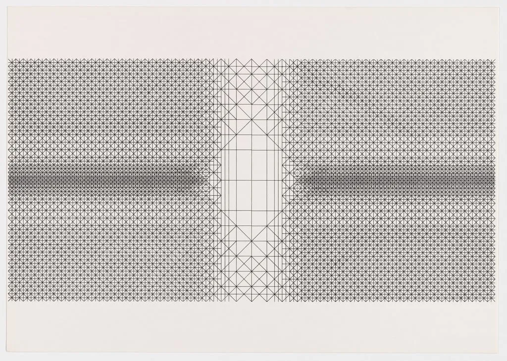 Untitled, by Lev Nusberg, ink, 1962