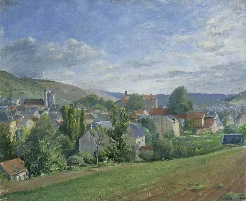 Souillac, by Leverton Harris, oil, 1923