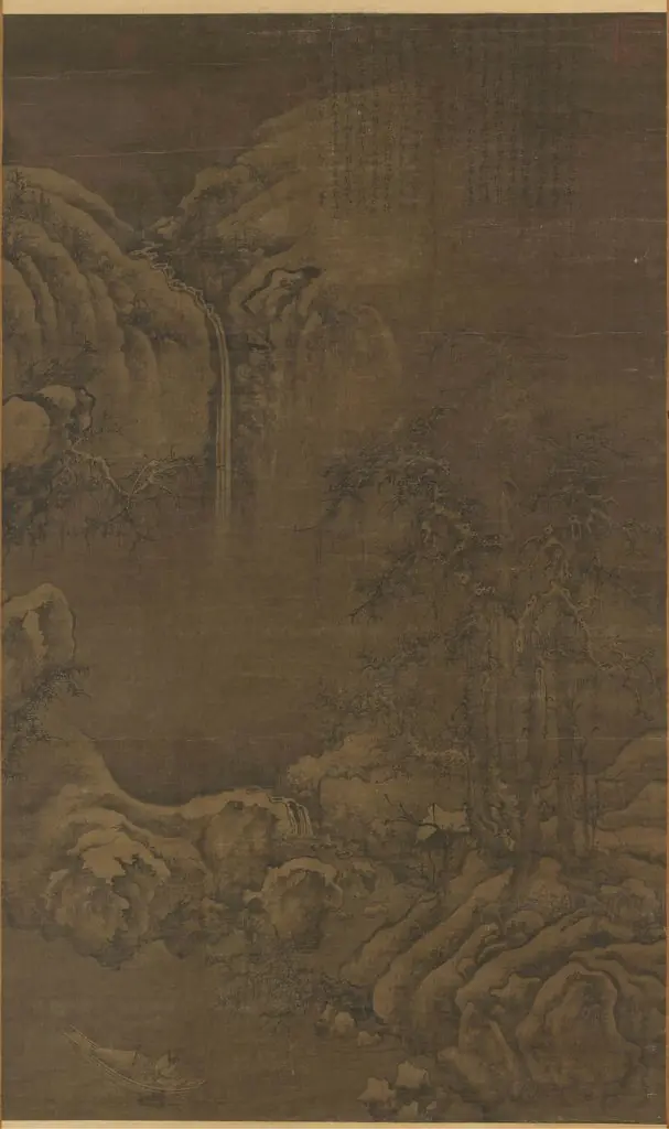 Fishing Boat on a Wintry River, by Li Cheng