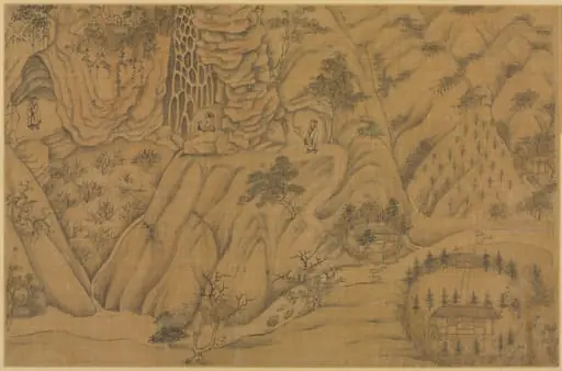 Dwelling in the Longmian ("Sleeping Dragon") Mountains, by Li Gonglin