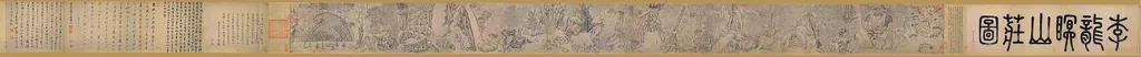 Painting of Mountain Villa, by Li Gonglin, unspecified, 1087