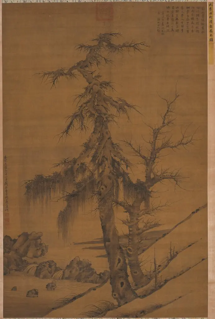Old Trees by a Cool Spring, by Li Shixing