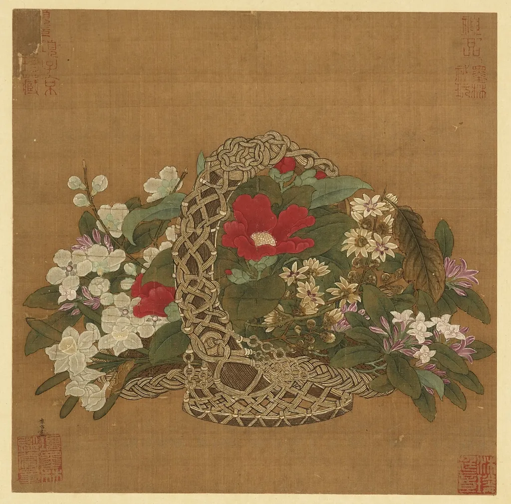 Flower Basket, by Li Song, unspecified, 1150