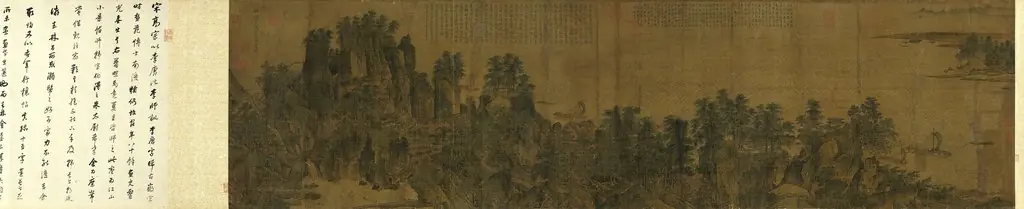 Intimate Scenery of River and Mountains, by Li Tang