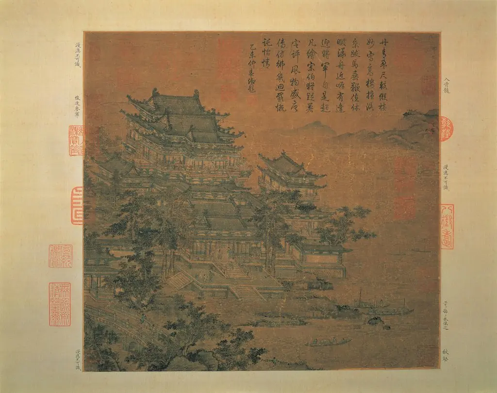 The Lo-yang Pavilion, by Li Zhaodao