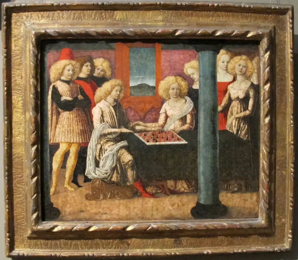 Chess player's novella, by Liberale da Verona