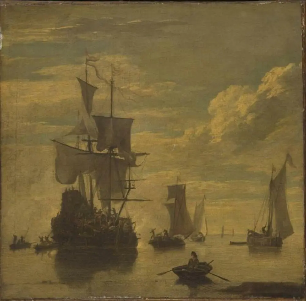 Calm Sea, by Lieve Verschuier