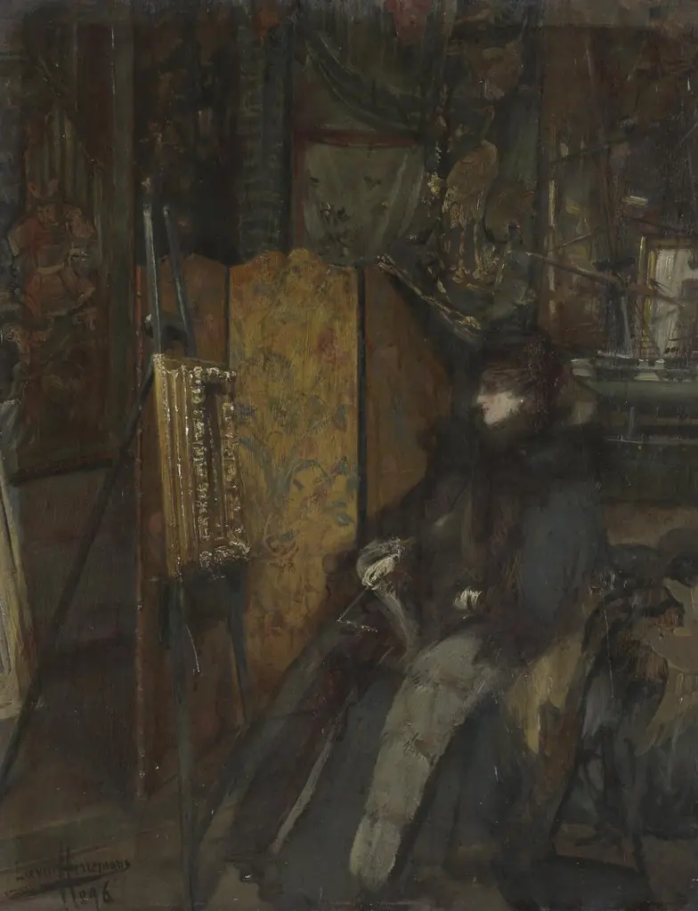 Visit to a Studio, by Lieven Herremans