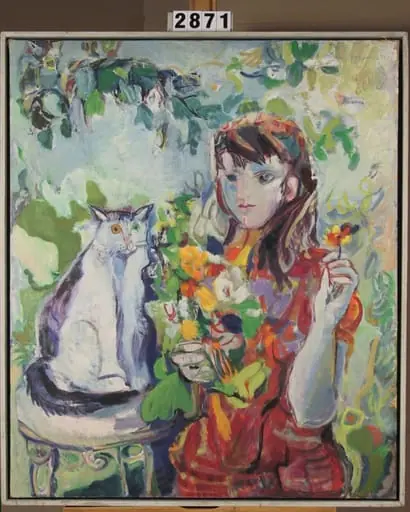 Compoziție cu pisică, by Ligia Macovei