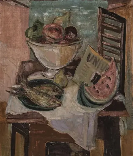 Natură moartă cu pepene, by Ligia Macovei