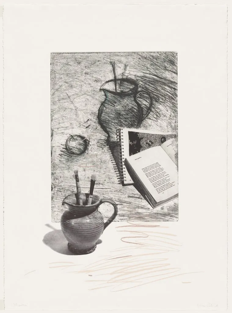 Untitled, by Liliana Porter, ink, 1985