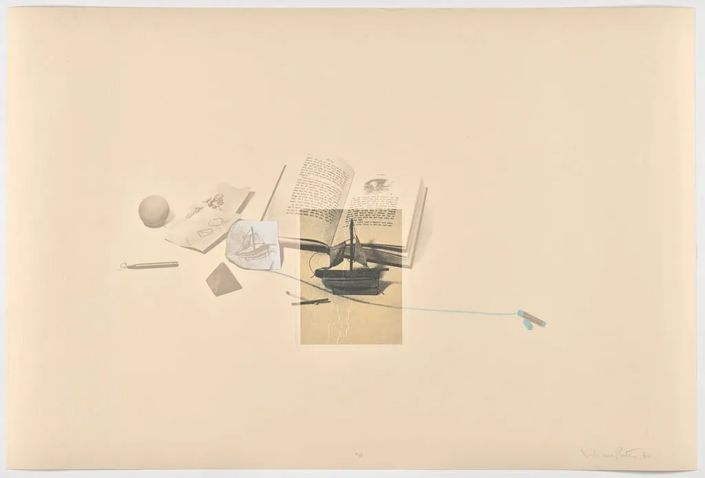 Untitled, by Liliana Porter, ink, 1980