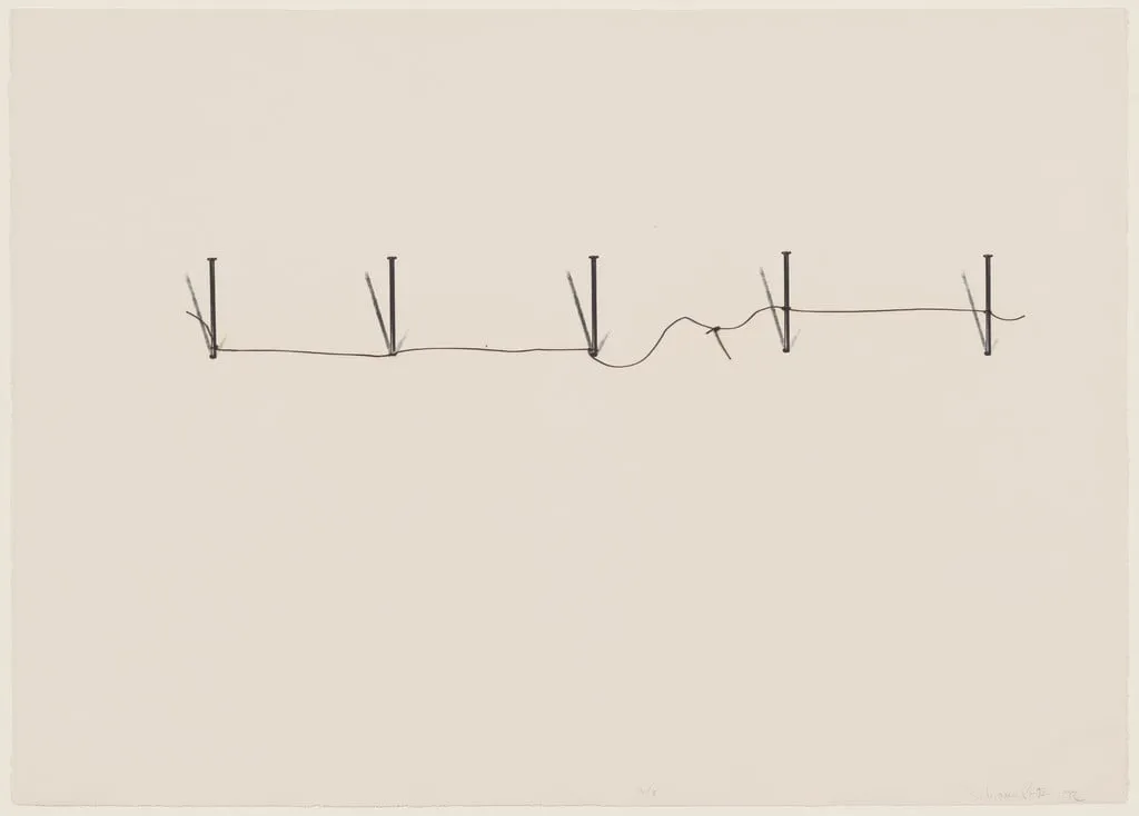 Untitled, by Liliana Porter, ink, 1972