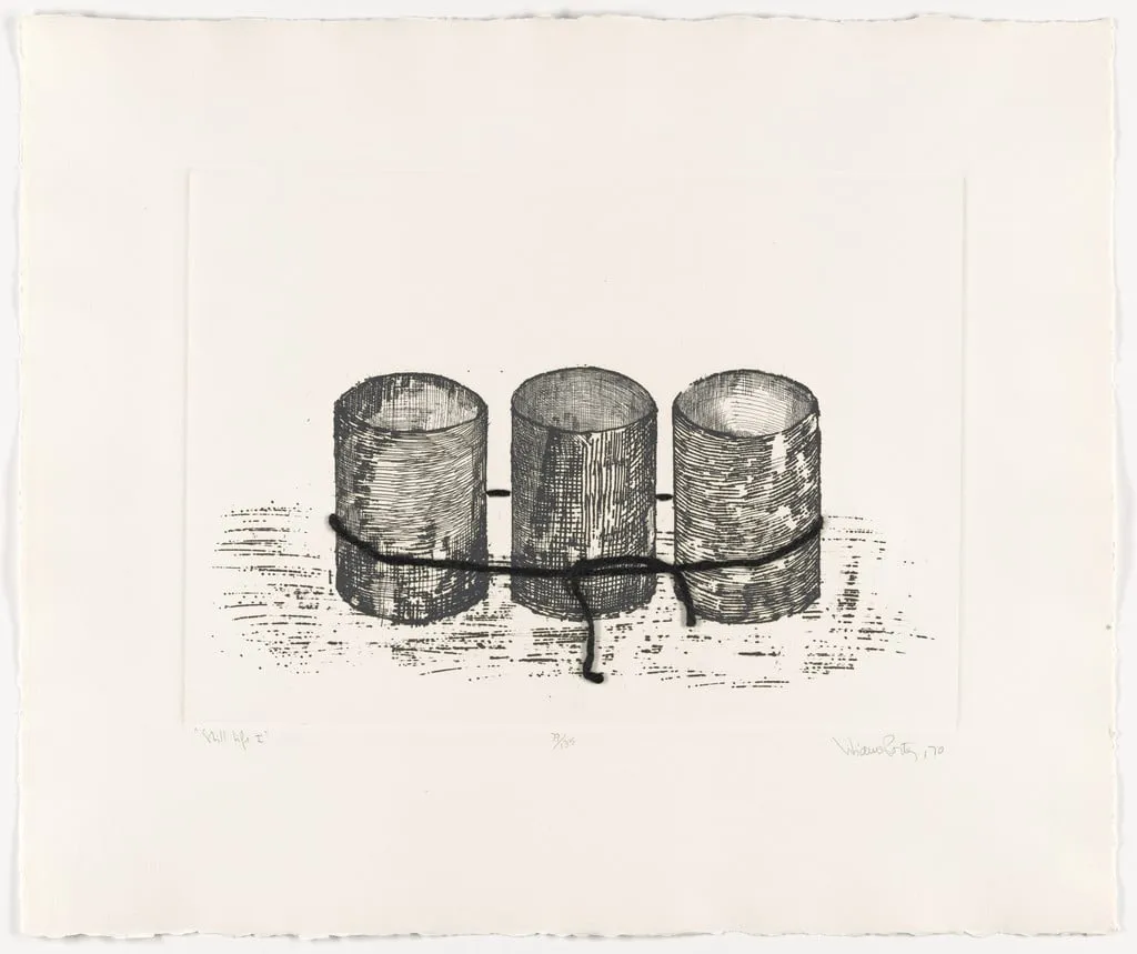 Untitled, by Liliana Porter, ink, 1970
